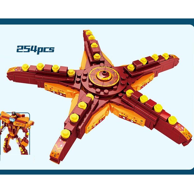 Lego Команда Подводной Лодки 2 Механизированная Броня Строительная Игрушка