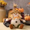 Artisanal Straw Scarecrows Sphere Thanksgiving Handmade Straw Man Sphere Hanging for Festival Home or Gifts