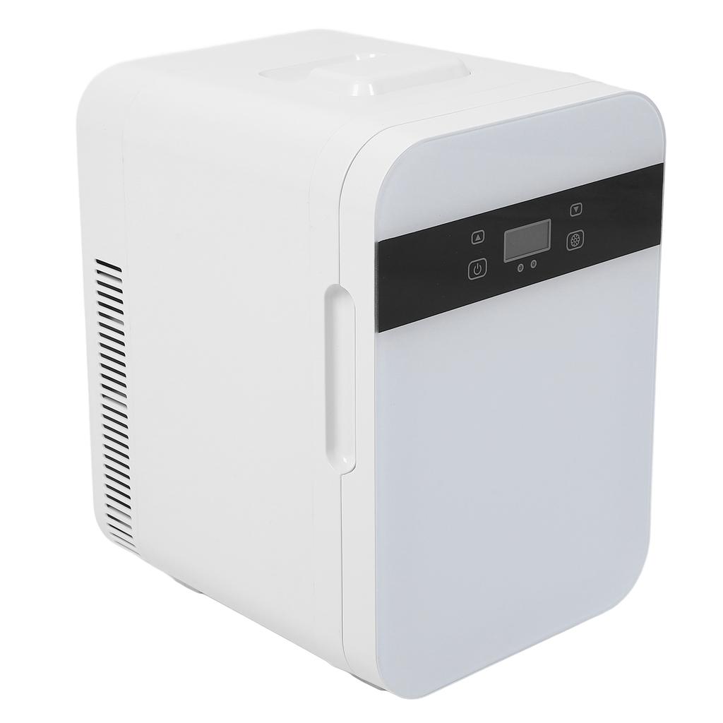 12L Small Fridge Multifunction Efficient Dual Core Digital Display Silent Portable Refrigerator for