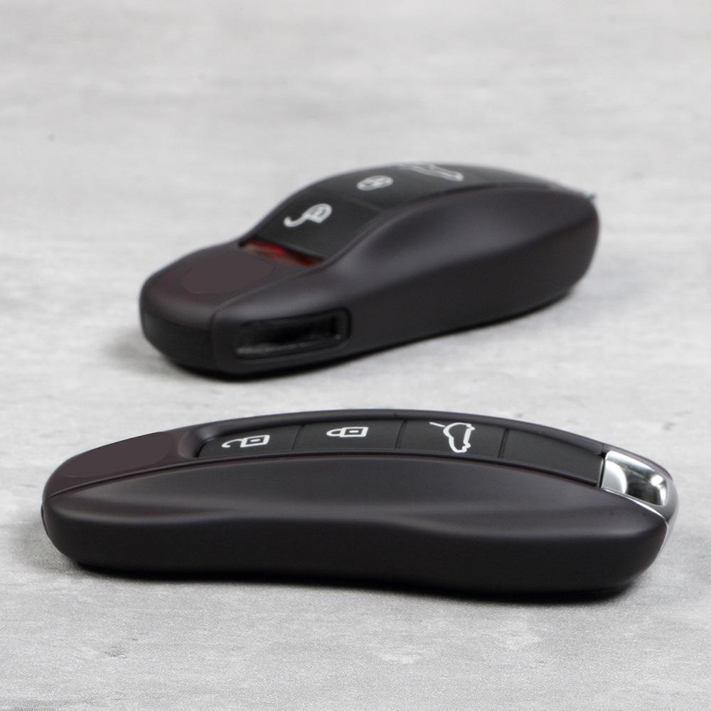 For Porsche Key Case Cayenne Macan Paramela 718 911 Raspberry Purple Key Replacement Case