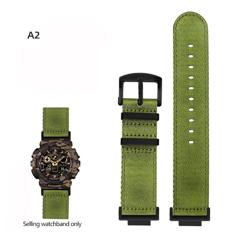 Нейлоновый холщовый ремешок для часов для GSHOCK Casio DW5600 DW-5600 GA110 GA100 GA120 GM2100 GA2100 GA2110 Модифицированный ремешок Спортивный ремешок