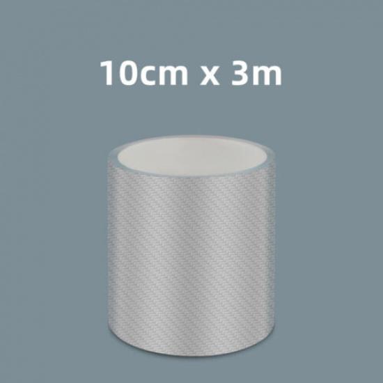Universal Carbon Fiber Patterned Clear Transparent Car Door Sill Tape Sticker