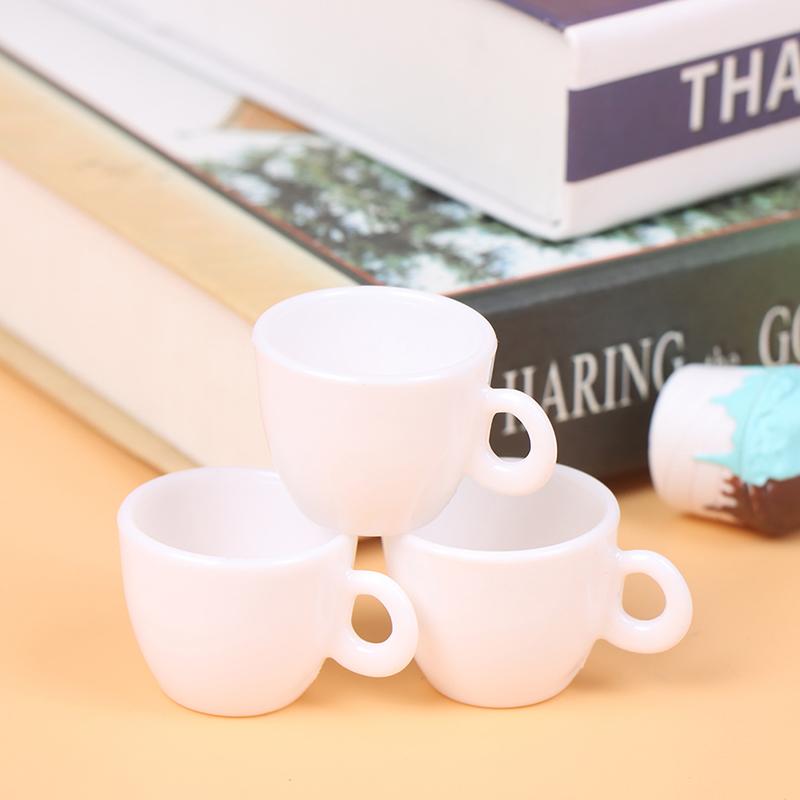 3шт 1:6 Миниатюрных Кофейных Чашек для Кукольного Домика, Креативная Новая Мини-Модель, Кухонные Аксессуары для Декора Кукольного Домика, Игрушки, Подарок