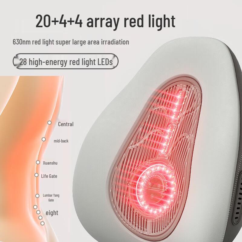 Умная греющая подушка Koaiy Element для спины и поясницы с мокса-терапией