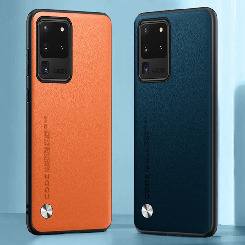 Роскошный чехол из искусственной кожи для Samsung Galaxy S20 Ultra 5G, задняя крышка, силиконовый чехол из ТПУ для защиты телефона для Samsung S20 Ultra Coque