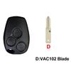 Yocasty Чехол для корпуса ключа с пультом для Renault Clio Modus Kangoo Master Vauxhall Trafic Twingo Movano Vivaro Primastar Logan Sandero
