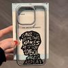 Модный чехол для телефона Arctics Monkeys для IPhone 17 16e 16 15 14 13 12 11 Air Pro Max X XR 8 7 Plus Роскошный прозрачный мягкий задний чехол