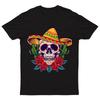 Мексиканская футболка День Мертвых Череп Сахарный dia de los muertos Готическая #V#DD261
