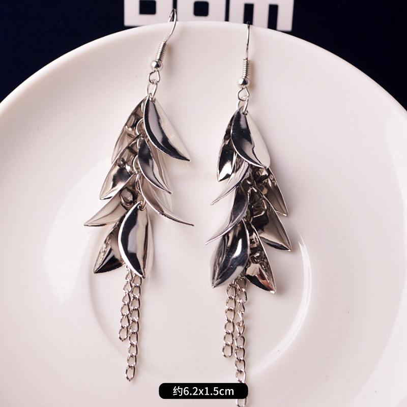 Модные преувеличенные нишевые темпераментные серьги с бахромой, ретро, личностные, универсальные серьги с пайетками, женские длинные украшения для ушей