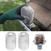 Aluminum Colanders Blockage Debris Strainer Guard Filters Roof Gutter Drain Net Cover