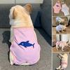 Менструальные штаны для домашних животных Моющиеся гигиеническое нижнее белье для собак Физиологические трусики с изображением рыбы и слона на крючке и петле Водонепроницаемые Дышащие Регулируемые