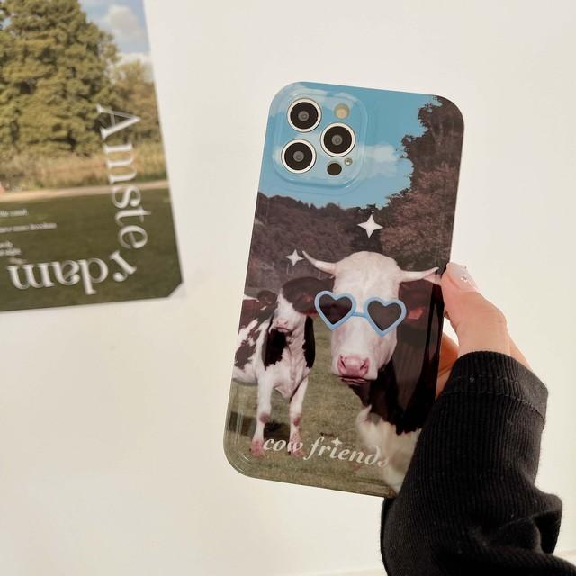 Cow Friend Relif 3d Imd Soft Silicone Shockproof Phone Case For Iphone 14 Pro Max 13 12 11 Promax Cute Catoon Back Cover Shell