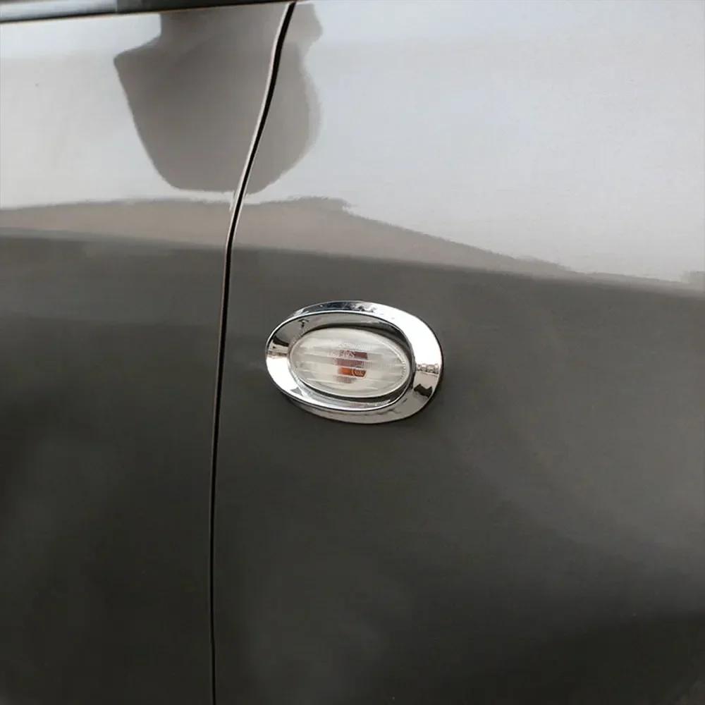 Для Nissan Sunny Versa Almera Latio 2011 2012 2013 Боковое крыло Поворотник Лампа Крышка Наклейка 2 шт. Молдинг Отделка Аксессуары