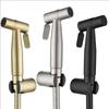 Brush Gold Handheld Toilet bidet sprayer set Accessories Black Bidet Faucet for Bathroom sprayer self cleaning