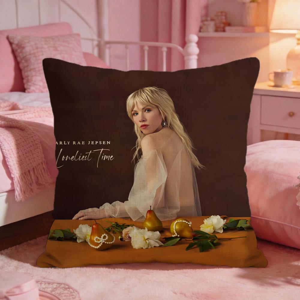 Carly Rae Jepsen Cushion Cover Premium Comfort Reversible Pillow Cove Two in One Design for Any Room Car Interior