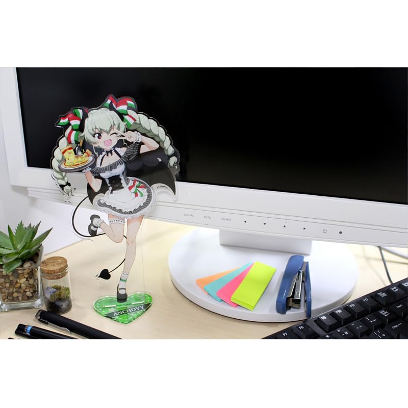 Девушки и танки Финал Анчови Оригинальная большая акриловая подставка Официантка-маленький дьявол