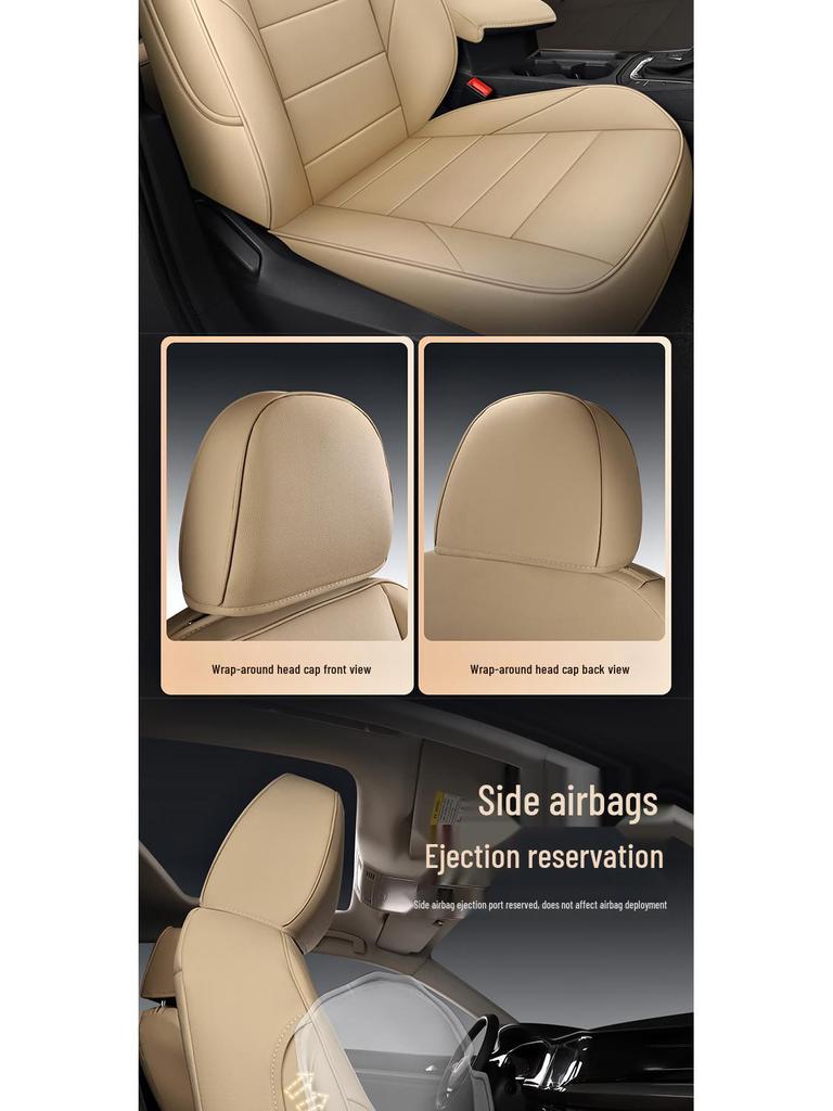 Всесезонный кожаный чехол на сиденье для Volkswagen Tango - Универсальная посадка, Оригинальная текстура автомобиля