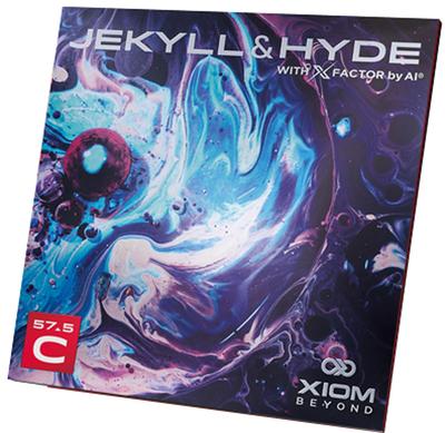 XIOM Jekyll Hyde Липкая Настольный Теннис MAX 850038 & C57.5 Накладка, Черный,