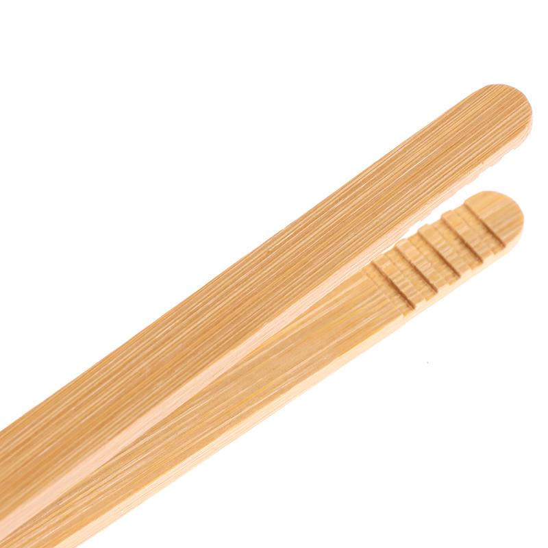 2 шт. бамбуковые щипцы деревянные пищевые тосты салат щипцы щипцы зажим для приготовления выпечки барбекю
