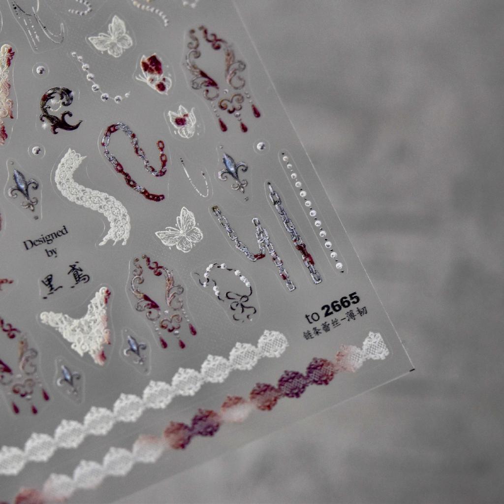 Тонкие прочные темные наклейки-бабочки для ногтей, изготовление креативных декоративных наклеек своими руками