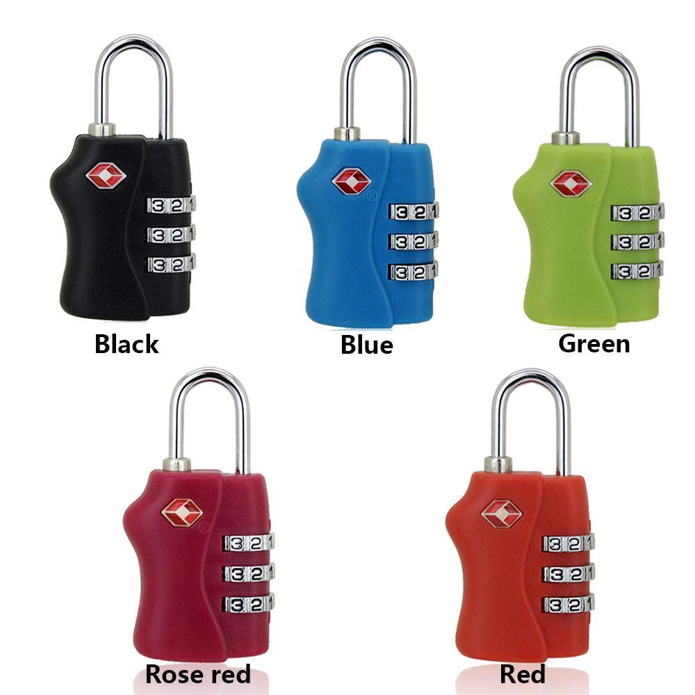 Luggage Lock Safely Code Lock Combination Lock 3 Dial Digit Combination Lock TSA Customs Lock