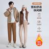 Windproof Pants Women's Autumn and Winter Tied Feet Thickened Casual Pants Loose Sweatpants Versatile Mu Velvet Sweatpants Women