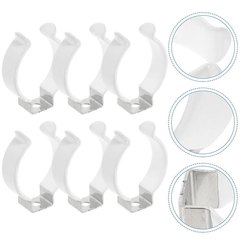 5 шт. зажимные держатели зажим для ламповой трубки фиксирующие зажимы для труб зажим пружинный махровый зажим для трубки диаметром 12 мм-32 мм