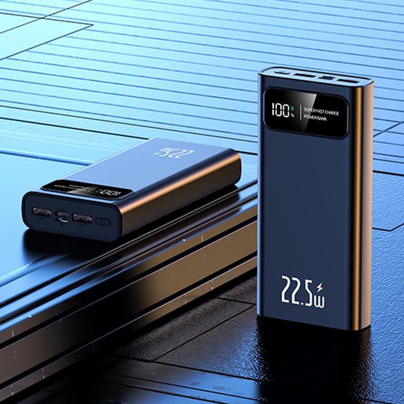 22,5 Вт сверхбыстрая зарядка мобильного внешнего аккумулятора 50000 мАч большой емкости внешний аккумулятор