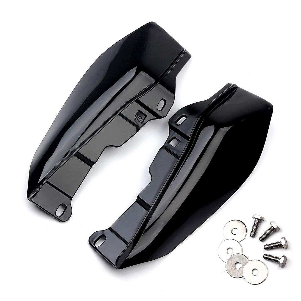 1 Pairs Motorcycle ABS Plastic Mid-Frame Air Deflector Trim Parts For Harley Street Glide Tri Electra Road King