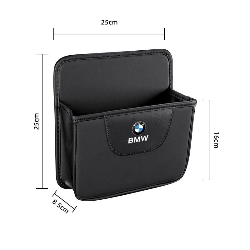 BBKD8 Car Multifunctional Leather Storage Box Seat Back Accessories For BMW E90 G80 M3 G30 M5 F82 F83 F20 F21 G42 F95 F96 G06 G07 M2 M