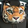 Animal Print Headrest Car Seat Support Pillow Memory Foam Pillow Cervical Spine Protection Tool