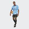 Puma Футбольная майка Manchester City со сплошным принтом и V-образным вырезом и короткими рукавами, спортивные майки унисекс, синяя 758801-01
