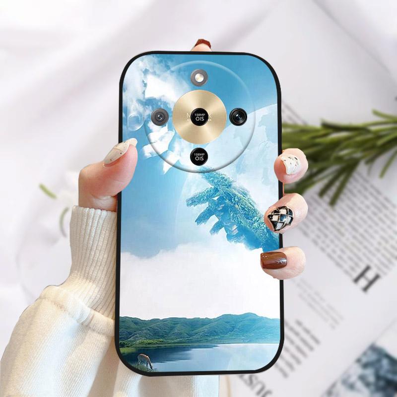 Чехол для Honor X9D Мягкий ТПУ Силиконовый Чехол для Телефона Для Honor Magic8 Lite X70 HonorX70 HonorX9d Задняя Крышка Coque Противоударный Fundas