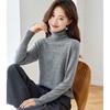 Srcr Women's 100% Cashmere High-Neck Hollow Knit Sweater