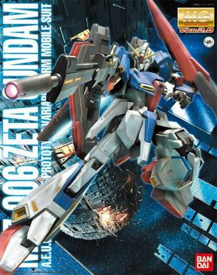 MG Мобильный доспех Zeta Gundam Zeta Gundam Масштаб Пластиковая модель-конструктор MSZ-006 Вер.2.0 1/100 Предварительно окрашенный