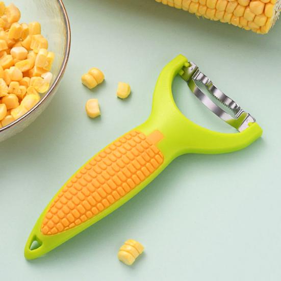 1/2/3/4Pcs Corn Peeler Stainless Steel Corn Grain Remover Ergonomic Handle Corn Cob Separator Efficient Corn Husker Separator Corn Shucker Tool