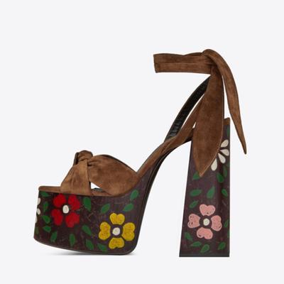 Брендовые женские босоножки, размер 34-43, летние туфли для вечеринки, свадьбы, невесты, сексуальные туфли на каблуке 12 см, на платформе, с бантом, на высоком каблуке