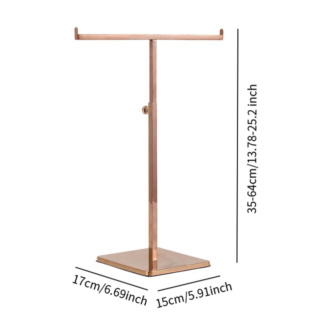 Stand for Long Necklaces T Shaped Display with Double Hooks Retail