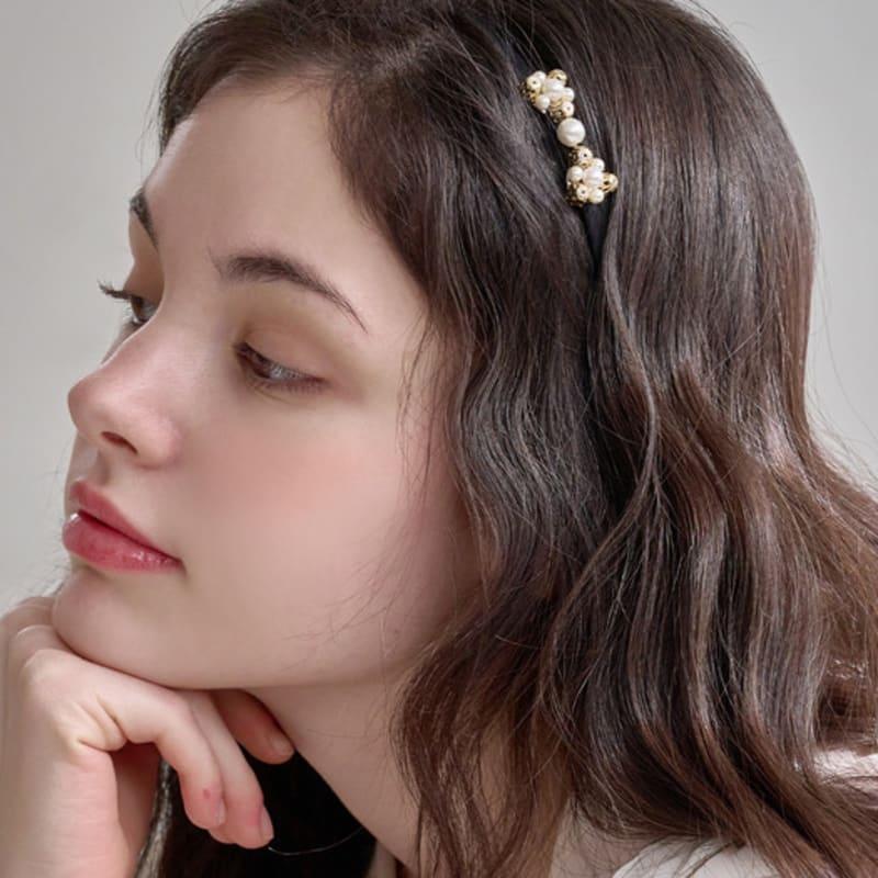 Жан Поль Кларисс Мини Жемчужная Лента Повязка для волос LFHB0468