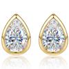 WUIHA Vintage 925 Sterling Silver 5 * 8 MM Pear Cut D Color Real GRA Moissanite Diamonds Studs Earrings Fine Jewelry Pass Test