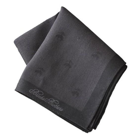Brooks Brothers Easy Care Handkerchief (100 Cotton Approximately 48cm) Mens Formal (No Iron Antibacterial Deodorization)