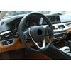 For BMW 5 Series 2018-22 ABS Carbon Fiber Front Steering Wheel Frame Cover Trim