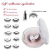 Extension Tools Thick No Glue Needed Self-adhesive False Eyelashes 3D Mink Reusable Natural Curly