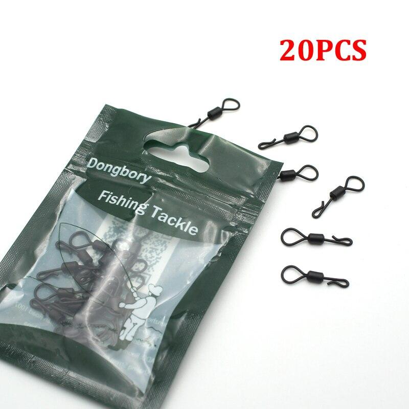 20 шт. вертлюжки для ловли карпа, быстросменные вертлюжки с большими глазами, Великобритания, 8 гибких вертлюжков с кольцом, матовый черный, кольцо с микро-крючком, аксессуар для кольца