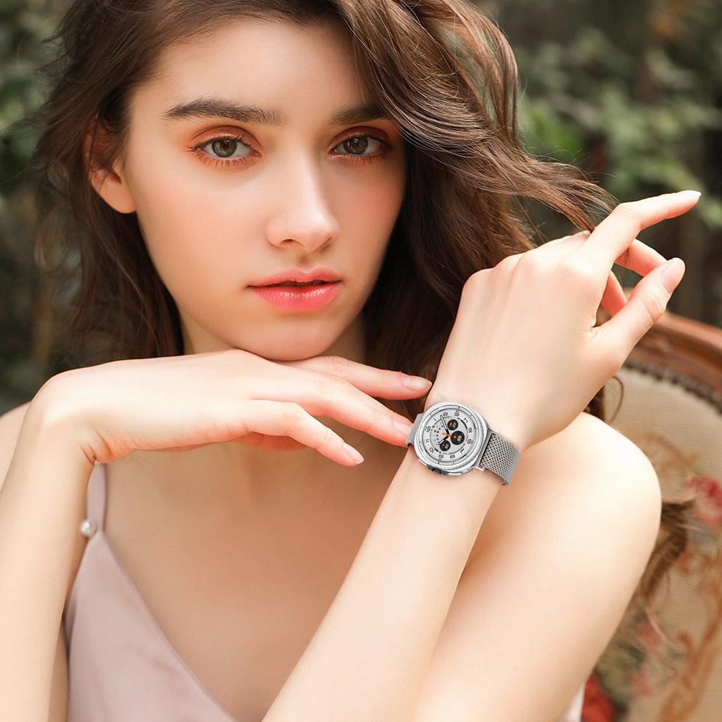 Миланский Loop Ремешок Для Samsung Galaxy Watch 8 44мм 40мм 8 classic 46мм Толстый металлический Браслет correa pulseira Galaxy Watch 8 ремешок