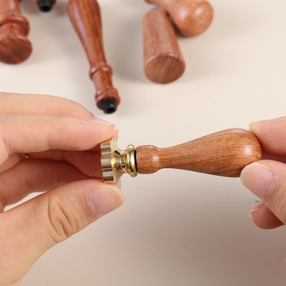 Печати Штампы Круглые свадебные приглашения Краска Печать Восковая медная головка Печать воска Печать Счастливого Рождества