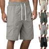 Мужские летние быстросохнущие свободные фитнес-брюки, повседневные спортивные шорты, шорты для серфинга и пляжа, шорты до колена