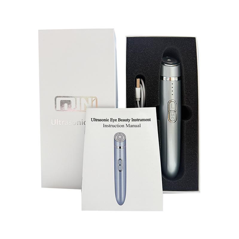 Массажер для глаз Электрический прибор для красоты глаз Темные круги Горячий компресс Сыворотка Введение Укрепляющий Увядание Тонкие линии Красота Зарядное устройство