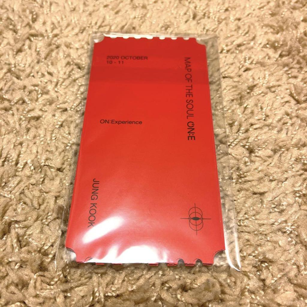 [USED] BTS MAP OF THE SOUL ON:E Jungkook Trading Card DVD