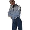 Winter Fashion Reflective Short Keep Warm Women Casual Coat Top Ladies Jackets